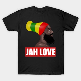 Jah Love Rasta Rastafarian Reggae Lovers T-Shirt